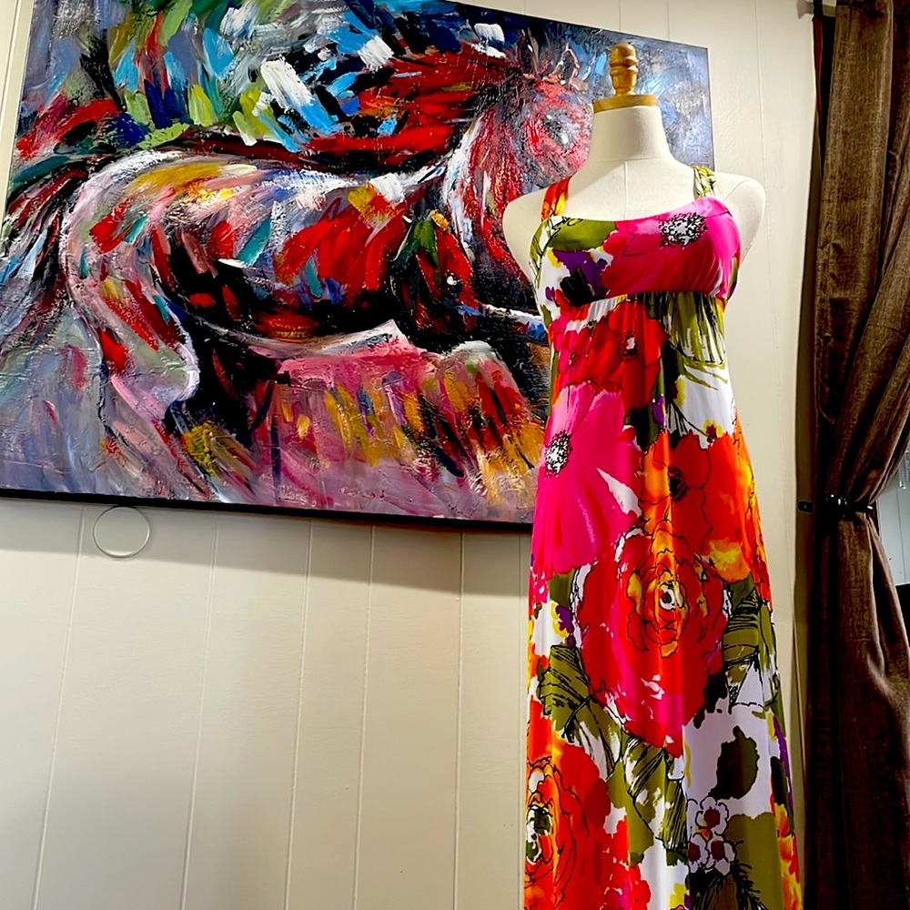 Beautiful tropical dress